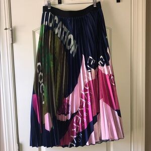 Colorful Pleated Women's Skirt